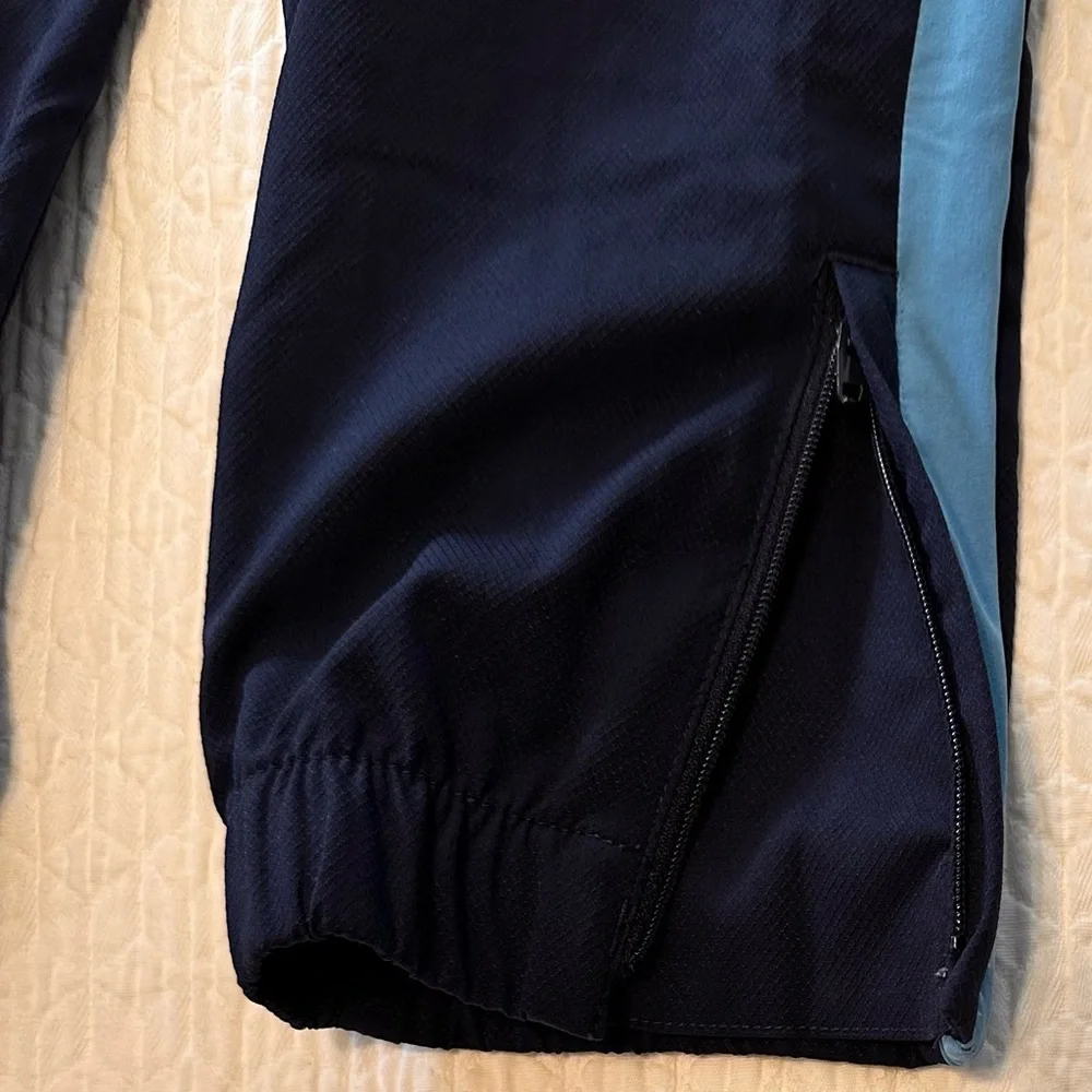KIDS LACOSTE BLUE / NAVY COLORBLOCK TENNIS TRACKSUIT - SIZE 12